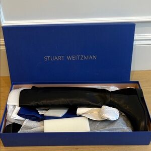 Stuart Weitzman Black Over the Knee Boots NWT